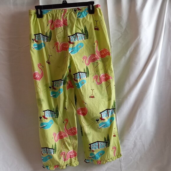 Nick & Nora Poolside Flamingos Pajama Set - Picture 7 of 8